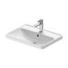 Duravit D-Neo Раковина 60х40см., встраиваемая сверху, с переливом, 1 отв., цвет: белый