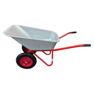 Тачка строительная REDVERG RD-WB250RPU двухколесная литое колесо