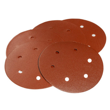 Шлифлист REDVERG к машине шлифовальной для стен и потолков 6 отверстий 225мм Р240 (5шт)(921206)-3