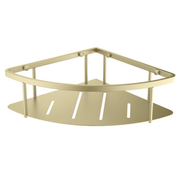 AQ4926BG угловая полка, шлиф. золото AQ4926BG