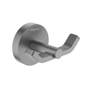 AQ4602BGM БЕТТА крючок двойной, оружейная сталь (шлиф. черный хром) AQ4602BGM