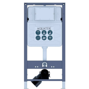 INSP-0000001 Aquatek Pneumo S50 Монтаж рама пневматическая для подв унитаза1130530100+звукоизоляцион прокладка INSP-0000001