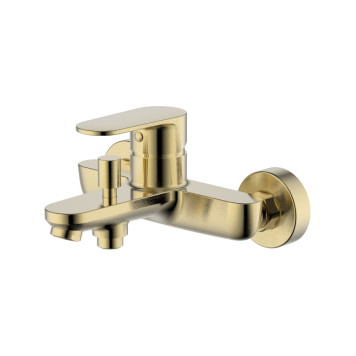 AQ1840BG НИКА смеситель для ванны, шлиф.золото AQ1840BG