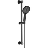 AQ2022MB ЛУГАНО душевой гарнитур 3jet 65 см, матовый черный AQ2022MB