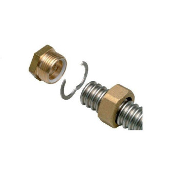 Комплект концевого фитинга 1 В DN 25 из латуни для подключения трубы Inoflex (ст.арт. ME 46112 FL)