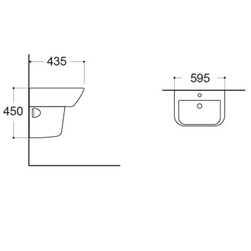 AQ5441-00 полупьедестал 300240340 AQ5441-00-1