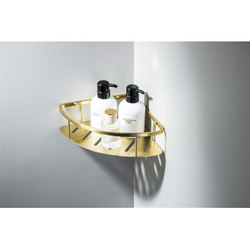 AQ4926BG угловая полка, шлиф. золото AQ4926BG-4