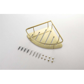 AQ4926BG угловая полка, шлиф. золото AQ4926BG-5