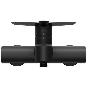 Смеситель для ванны PU 022.20/150 черный X070185-2