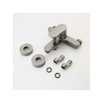 AQ1840BGM НИКА смеситель для ванны, оружейная сталь AQ1840BGM-2