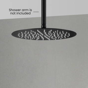 AQ2075MB круглый верхний душ 3002 мм, матовый черный AQ2075MB-5