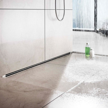 736552 Advantix Vario душевой лоток для встраивания в стену, проп. способность 0,45 л/с, L=300-1200, H=90-160, модель 4967.10 736552-2