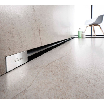 736552 Advantix Vario душевой лоток для встраивания в стену, проп. способность 0,45 л/с, L=300-1200, H=90-160, модель 4967.10 736552-3