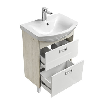 1A1966K1BAC20 Набор: 1A196601BAC20 Тумба-умывальник Бекка 60/ 1WH110246 Раковина Балтика 60 1A1966K1BAC20-1