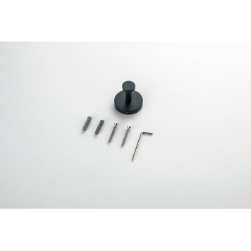 AQ4601MB БЕТТА крючок, матовый черный AQ4601MB-1