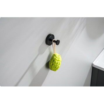 AQ4601MB БЕТТА крючок, матовый черный AQ4601MB-2