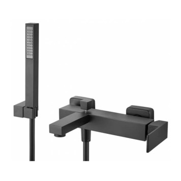 MZ LRN00503 Lauren Смеситель для для ванны с душевым гарнитуром, ЧЁРНЫЙ МАТОВЫЙ LRN00503