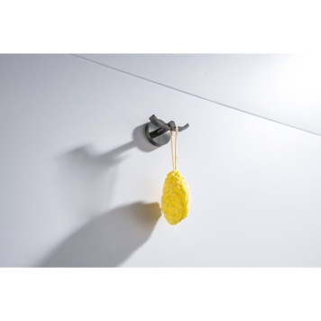 AQ4602BGM БЕТТА крючок двойной, оружейная сталь (шлиф. черный хром) AQ4602BGM-3