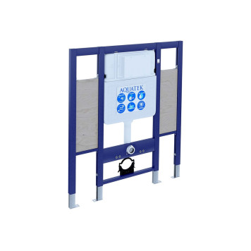 INSE-0000002.36 Aquatek Sensor SET Монтажная рама для подв унитаза 1130950100 для лиц с ограниченными возможностями + панель смыва KDIS-0000036 INSE-0000002.36-1