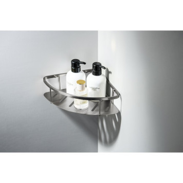 AQ4926BGM угловая полка, оружейная сталь (шлиф. черный хром) AQ4926BGM-3