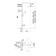VE125030/50FLP VELIS термостатическая душевая система, верхний душ 20 см, глянцевый черный VE125030/50FLP