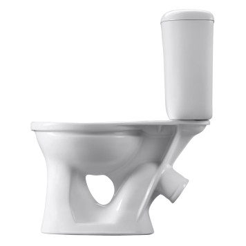 1P3016S0000BF Унитаз-компакт Виктория белый, сидение полипропилен (арт. 188016S0020B0), кос вып 1.P301.6.S00.00B.F-2