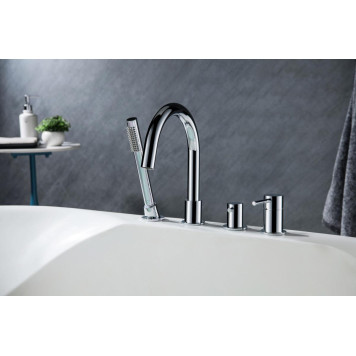 AQ1348CR ЕВРОПА смеситель на борт ванны на 4 отв. AQ1348CR-2