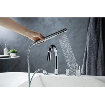 AQ1348CR ЕВРОПА смеситель на борт ванны на 4 отв. AQ1348CR-6