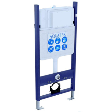 SET AQUATEK ЛИБРА N-14 cm (рама AQUATEK Standard INS-0000014(без клавиши и крепежа)+унитаз ЛИБРА New компакт AQ1148N-00 с тонким сиденьем soft-close SET AQUATEK ЛИБРА N-14 cm-1