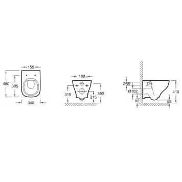 EDF103-CP Унитаз c инсталляцией Struktura, сиденье тонкое микролифт, панель для двойного смыва, хром (E36495-NF+E36496-CP+EDF102-00+E70025-00) EDF103-CP-3