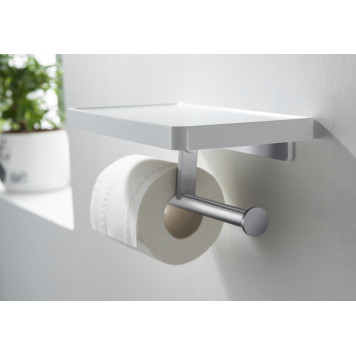 AQ4919CR ЕВРОПА бумагодержатель двойной с полкой AQ4919CR-5