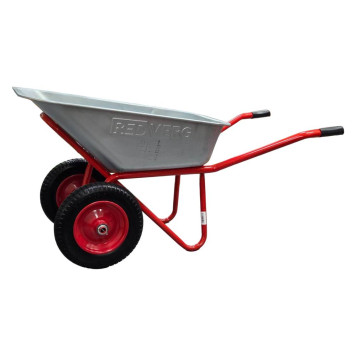 Тачка строительная REDVERG RD-WB250RPU двухколесная литое колесо-1