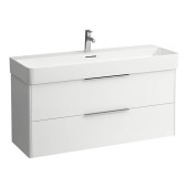 Laufen Base База с раковиной 118x39x53см., 2 ящика, включает в комплект органайзер для ящика, подвесная, цвет: белый матовый. 8.1028.9.000.104.1,  4.0247.2.110.260.1