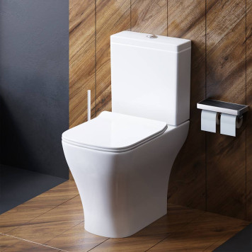 DX78C8600SC Унитаз-компакт безободковый, с сиденьем микролифт-1