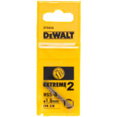 Сверло по металлу DeWalt Ф 1.5 DT5035 (2шт в блистере)