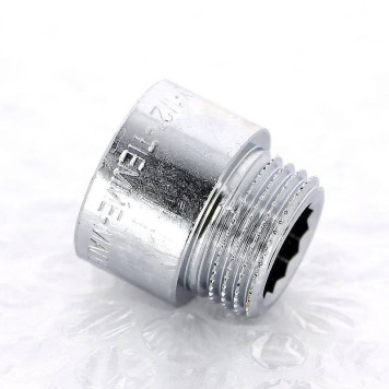 Удлинитель НВ хромированный TIEMME 1/2х15мм-3