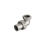 Сгон американка, угловой, НВ, 1, 1, TIN латунь, конусное уплотнение с O-ring