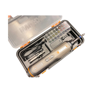 Отвертка аккумуляторная WORX WX240, 4В, 5Нм, 1,5Ач, набор оснастки-5