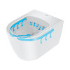 Duravit Soleil by Starck Унитаз подвесной 54х37см, безободковый, HygieneFlush, сиденье микролифт, цвет: белый. 45910920A1