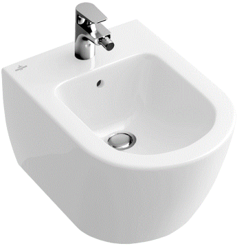 Биде подвесное, Villeroy Boch, Subway 2.0, шгв 370-565-415, цвет-альпийский белый