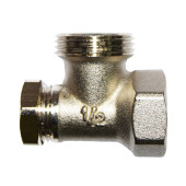 Клапан запорный SR Rubinetterie угловой ВР-НР 1/2 х3/4 ,без хвостовика M513-1500N000