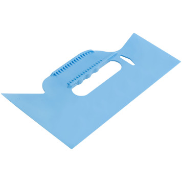 Шпатель прижимной, для разглаживания обоев, пластиковый, синий 255 мм-1