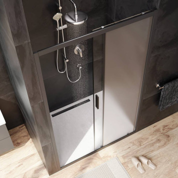 W90G-120-1-195BM Дверь душевая в нишу 120x195 см, раздвижная-1