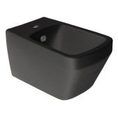 Simas Baden Baden Биде подвесное 56х36см., с 1 отв., цвет: черный матовый. BB19 nero matt*1