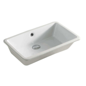 Раковина, Artceram, Gea, шгв 530-345-130, отверстия для смесителя-отсутствуют, цвет-белый глянцевый
