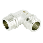 Угольник, ELSEN, TIN латунь, 90°, НН, 1/2, 1/2, CN