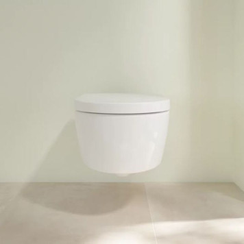VilleroyBoch Avento Комплект унитаз-подвесной 37x53см, сиденье QuickRelease, SoftClose, цвет: альпийский белый. 5656HR01-8