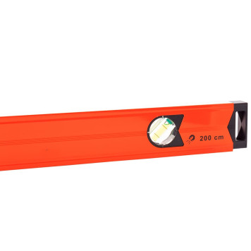 Уровень алюминиевый Квалитет усиленный магнитный 2000 мм 2 глазка + 1 зеркальный УУ-2000-3ФМ-3