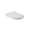 VilleroyBoch Avento Сиденье для унитаза, с микролифтом, тонкое, цвет: белый/нержавеющая сталь. 9M87S101