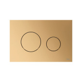 TECEloop 2.0 Пластиковая панель смыва унитаза для системы двойного смыва, цвет панели латунь металли 9240936